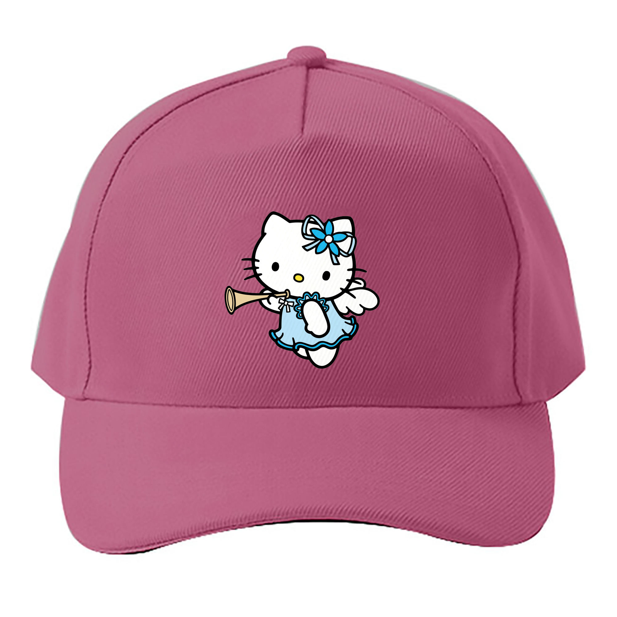 （画像用） Hello Kitty ハローキティ ベースボールキャップ 綿100％ 男女兼用 帽子 スポーツ